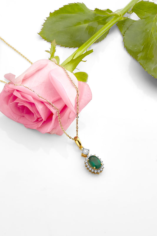 Enchanted Emerald Pendant